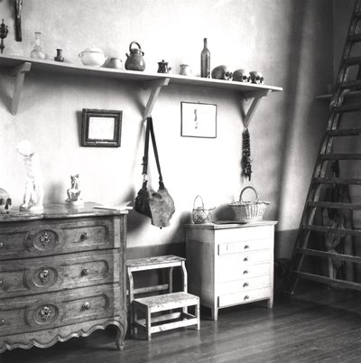 Interno dello studio di Cezanne ad Aix-en-Provence da French Photographer